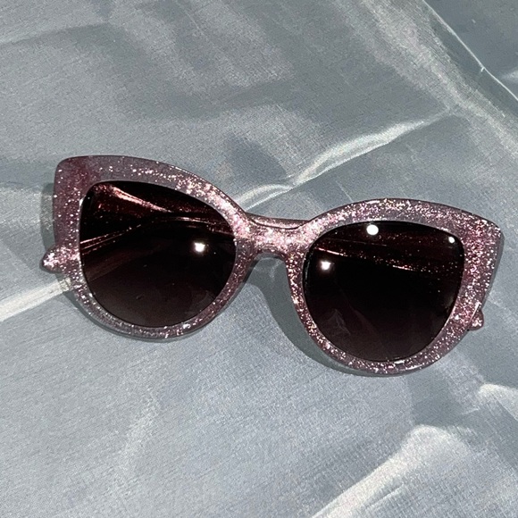 Kate Spade Pink Glitter Sunglasses - Picture 3 of 4